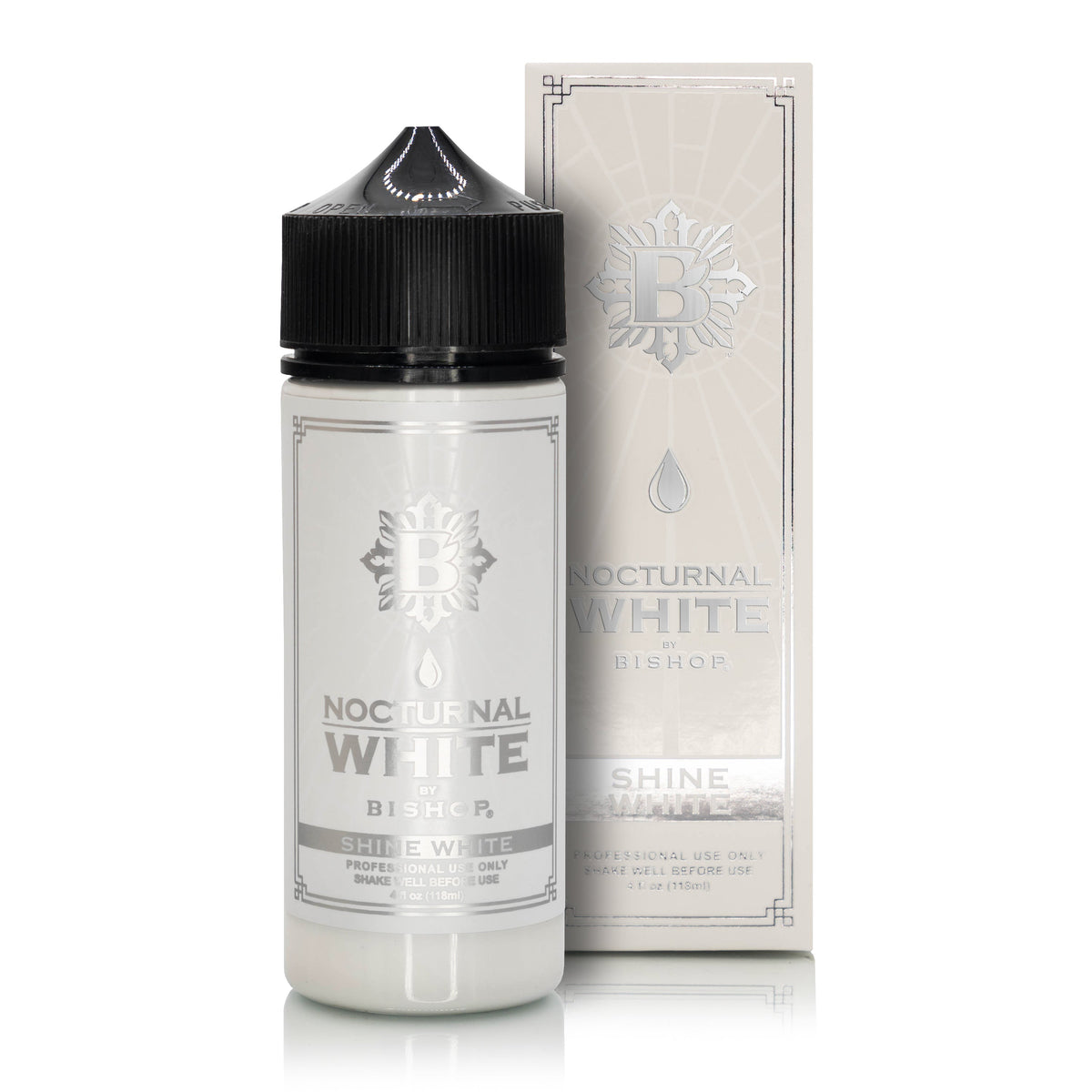 Nocturnal By Bishop Shine White 118ml — flacon avec boîte