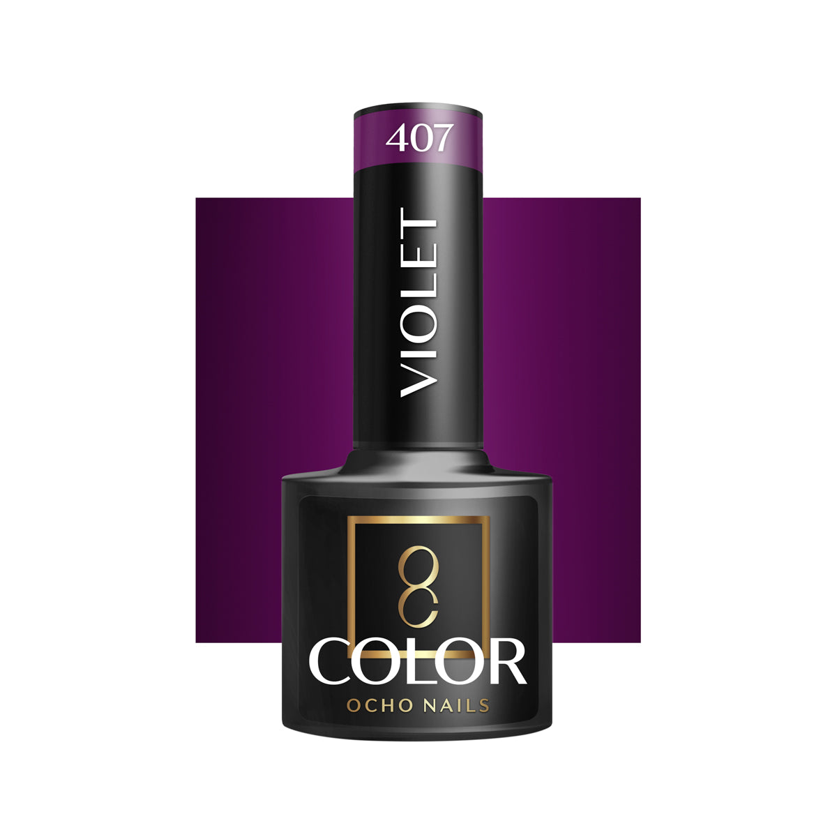OCHO NAILS Hybrid nail polish violet 407 -5 g - BVShop