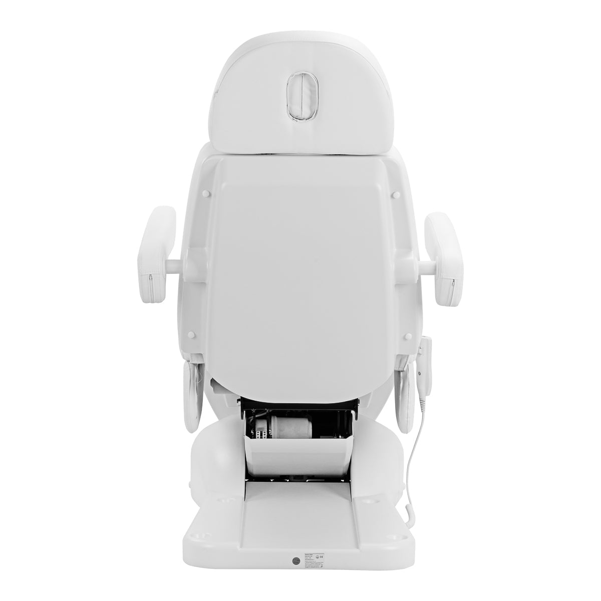 Azzurro Lux white cosmetic chair from AZZURRO, a stylish beauty salon furniture piece with plush cushioning and sleek design.