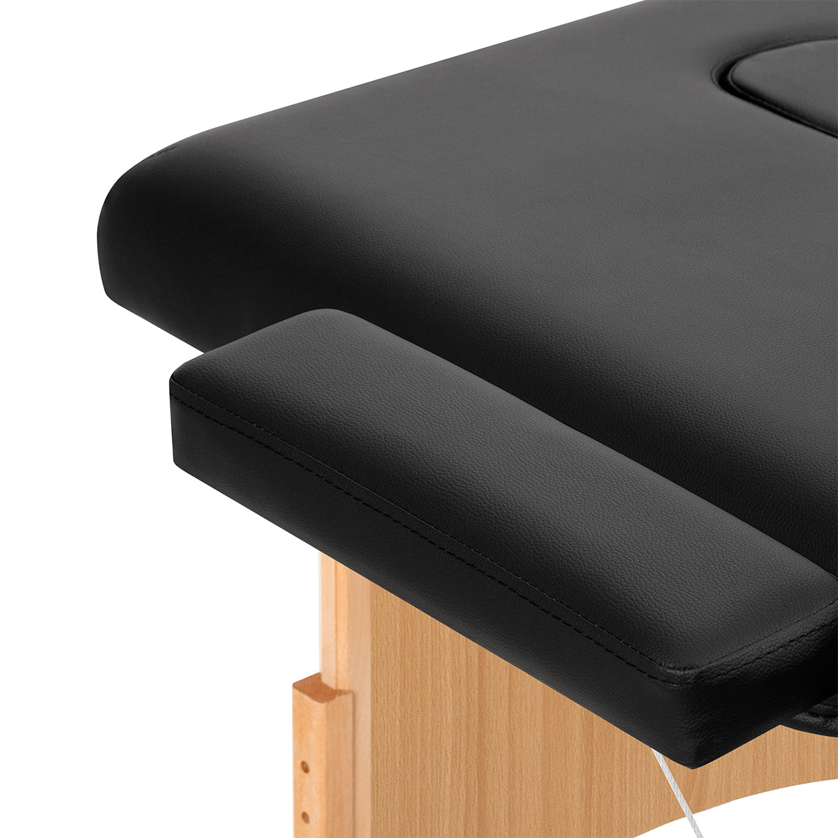 BALANCE wooden folding massage table 2 segment 190x70 black - BVShop