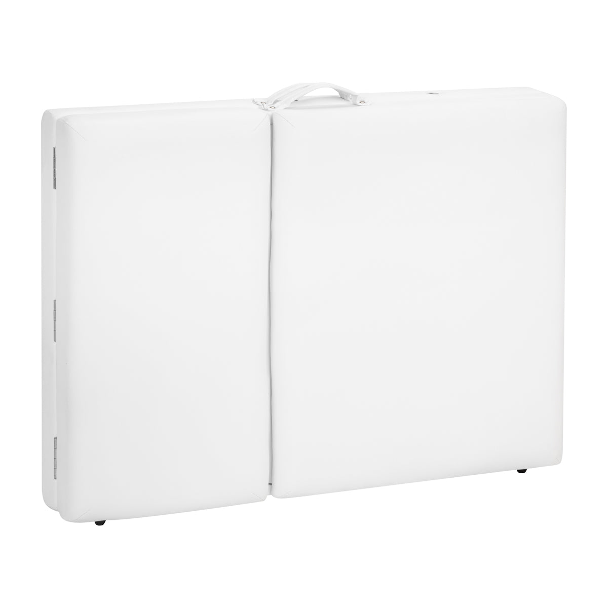 BALANCE wooden folding massage table with three segments, white finish, 190x70 cm, suitable for professional massage therapy.