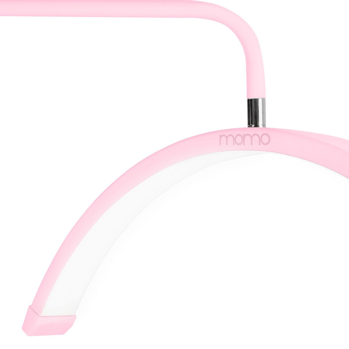 MOMO MX6 pink shadowless beauty lamp with curved LED head and floor stand