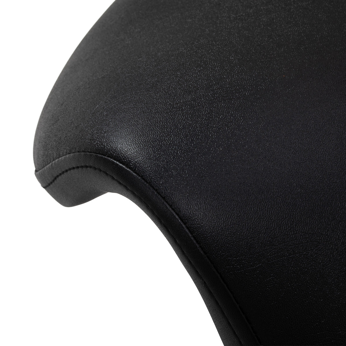 Tabouret esthétique noir 6001 avec base à cinq branches et roulettes