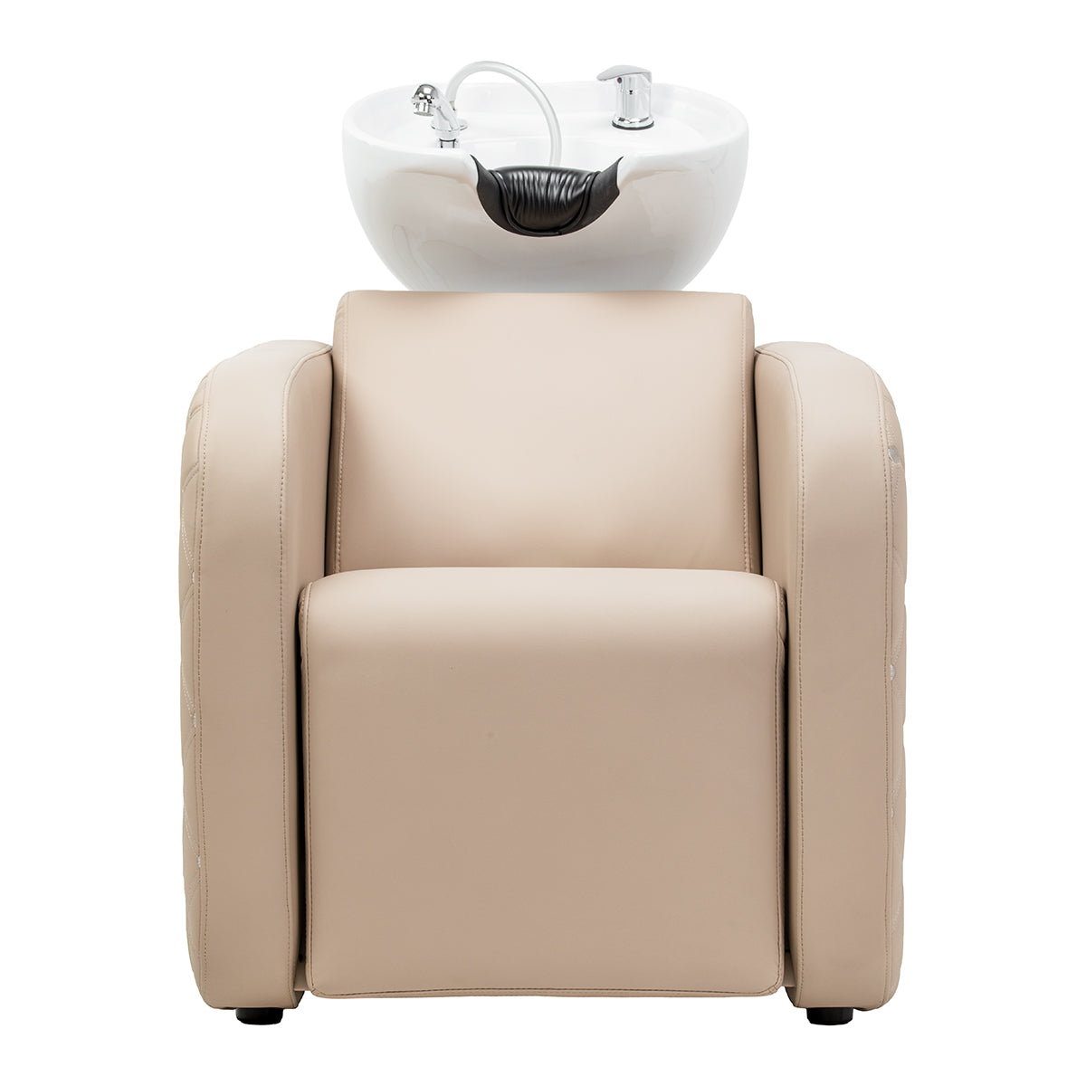 Gabbiano Sylvia Plus Bac De Lavage Électrique Avec Massage – Beige · Vue de face