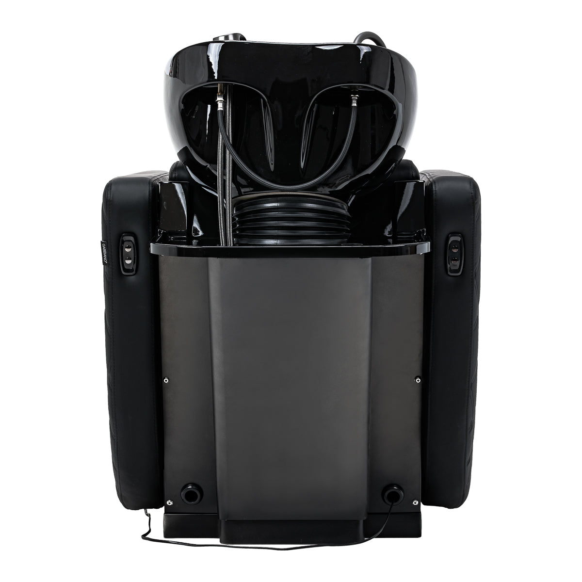 Gabbiano Ines Bac De Lavage Électrique Avec Massage – Noir · Vue arrière