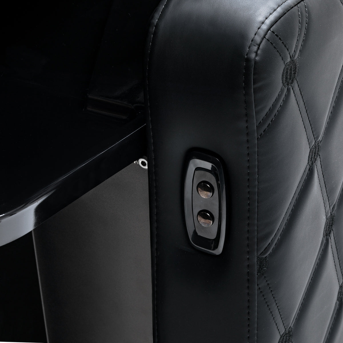 Gabbiano Ines Bac De Lavage Électrique Avec Massage – Noir · Boutons de commande