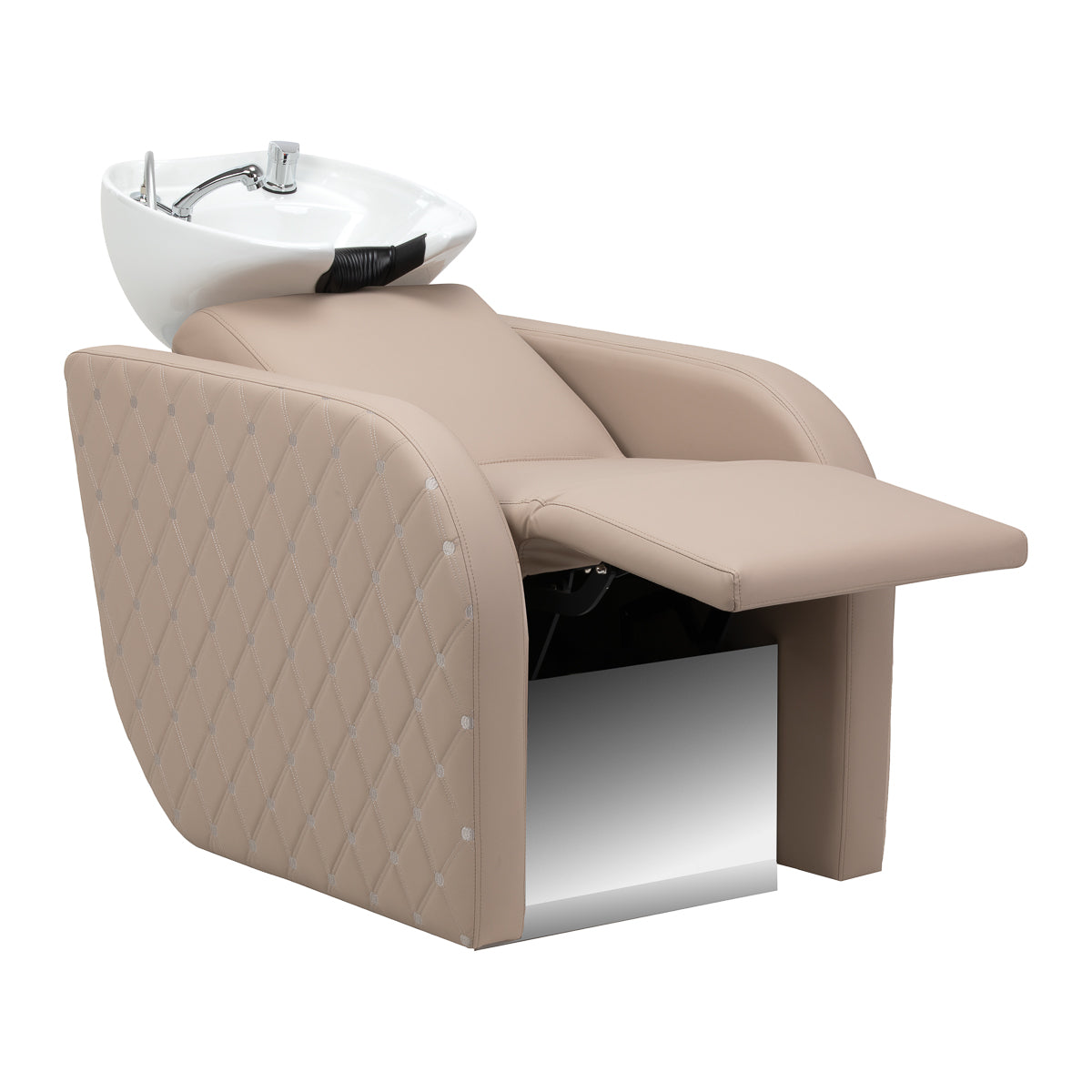 Gabbiano Ines Bac De Lavage Électrique Avec Massage – Beige · Position du repose-pieds