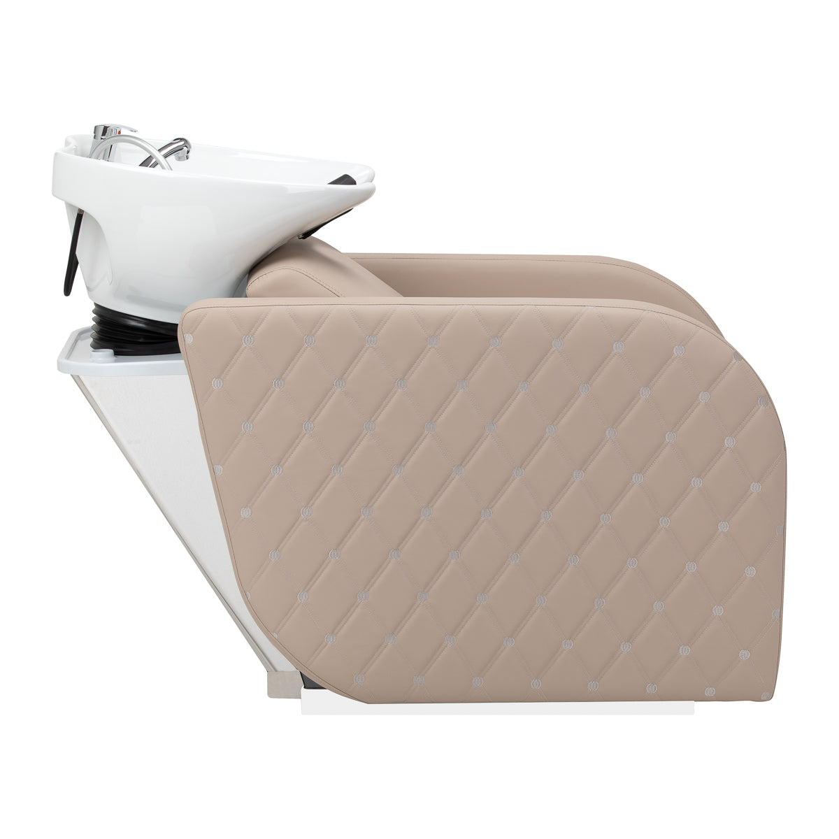Gabbiano Ines Bac De Lavage Électrique Avec Massage – Beige · Vue de côté
