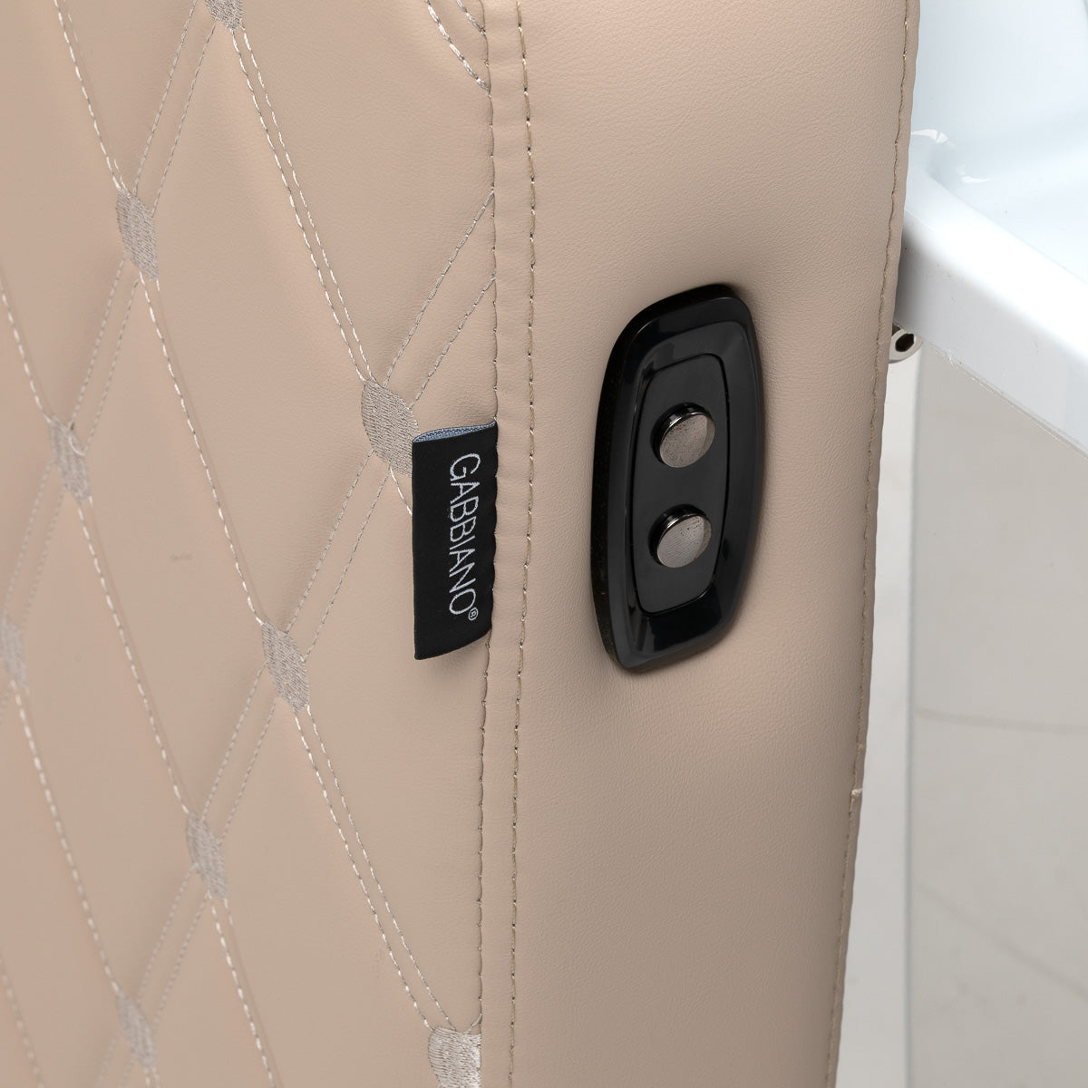 Gabbiano Ines Bac De Lavage Électrique Avec Massage – Beige · Boutons de commande