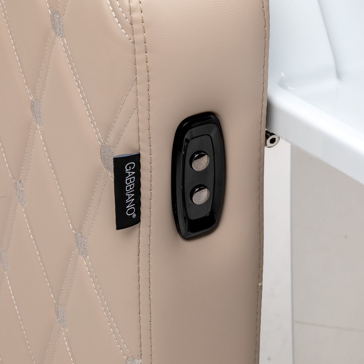 Gabbiano Ines Bac De Lavage Électrique Avec Massage – Beige · Boutons de commande