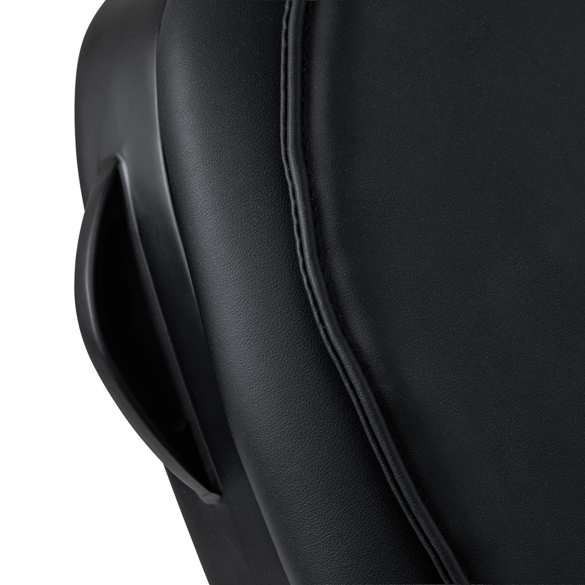 Gabbiano Francesco Fauteuil De Barbier Avec Massage – Noir, Base Noire · Détail du dossier