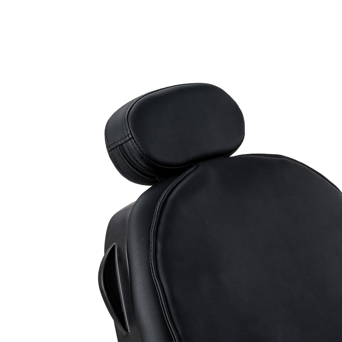 Gabbiano Francesco Fauteuil De Barbier Avec Massage – Noir, Base Noire · Appui-tête