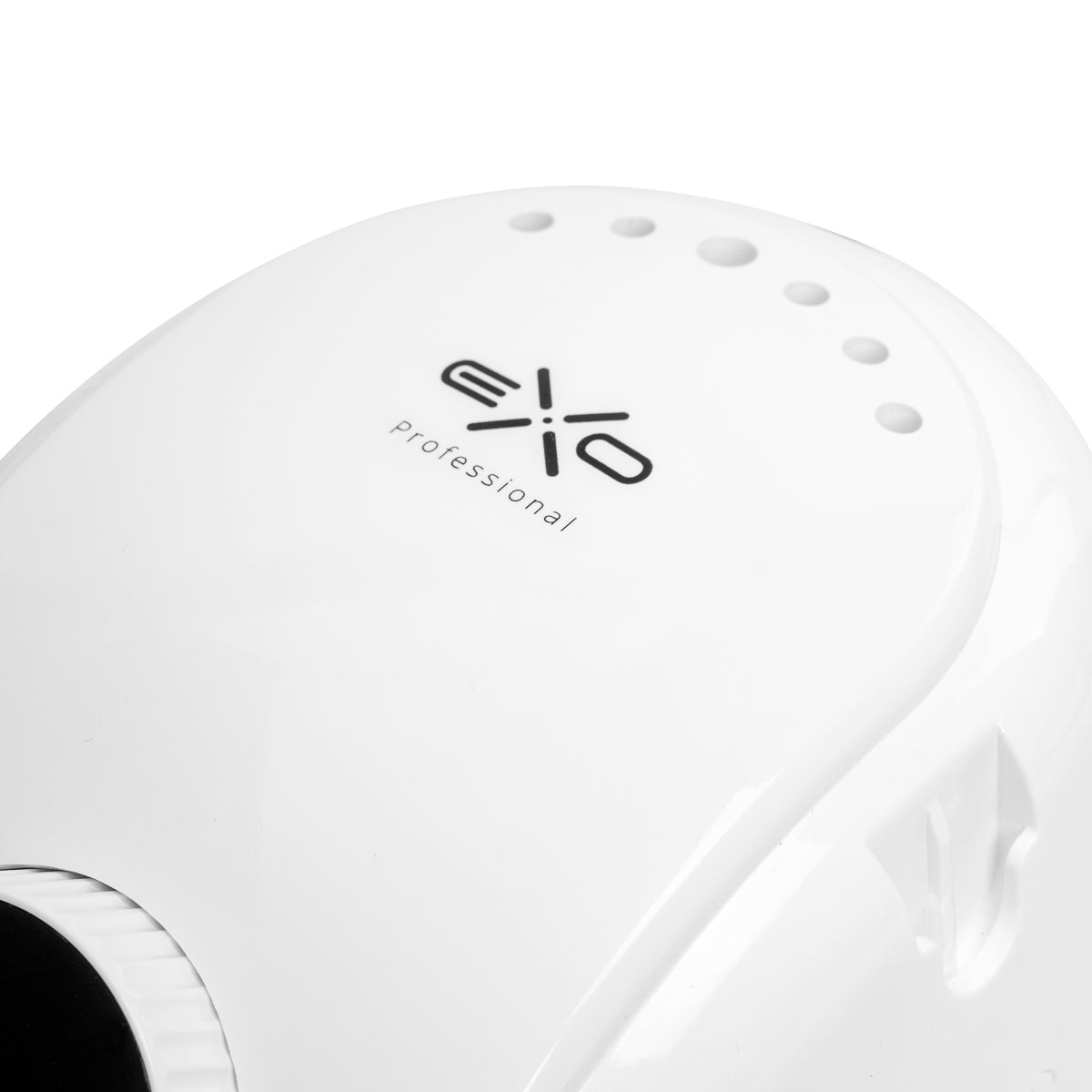 EXO Futura Ponceuse À Ongles 65W – Blanche · Rangement des embouts