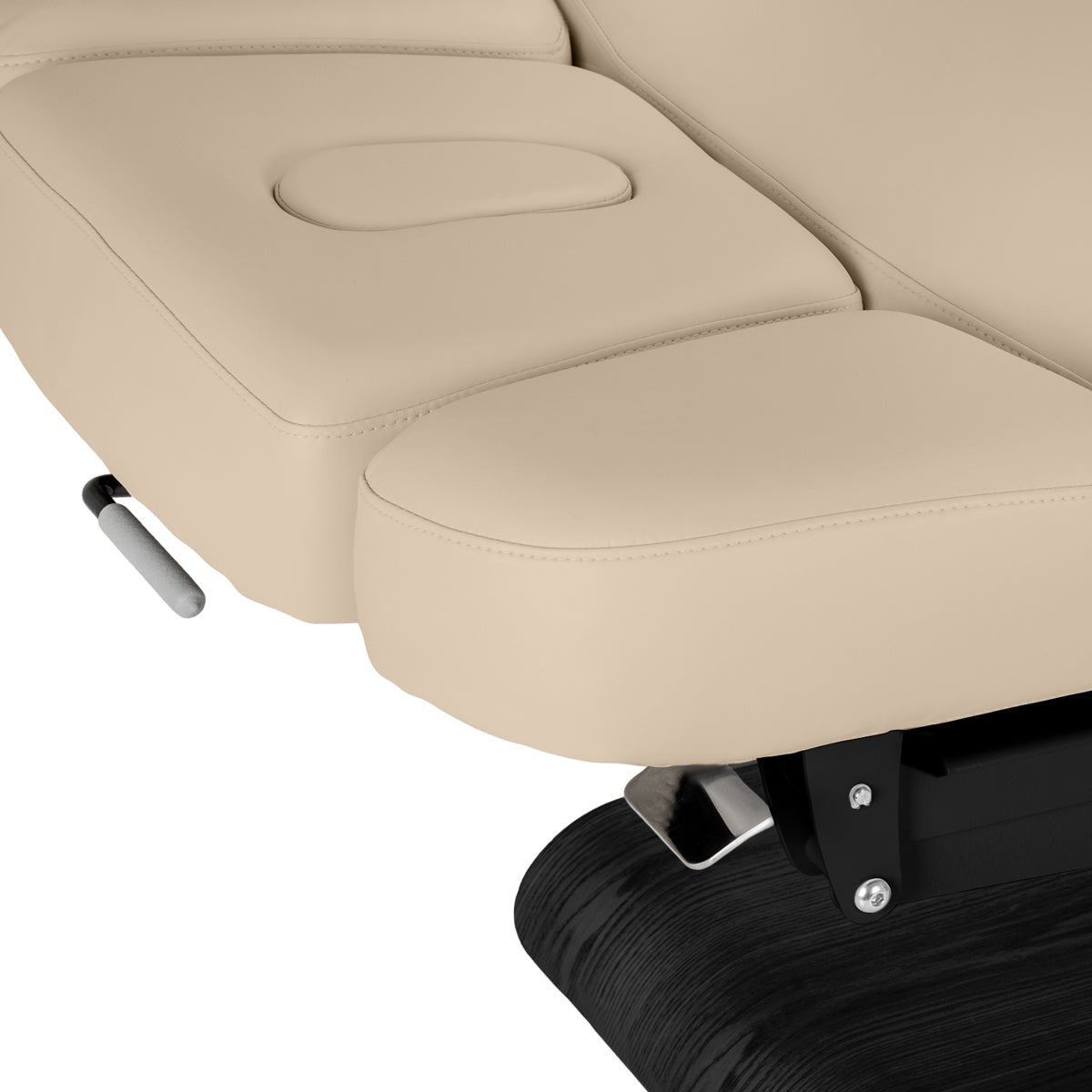 Table SPA Électrique Sillon Relax – Beige, Base Noir · Appui-tête