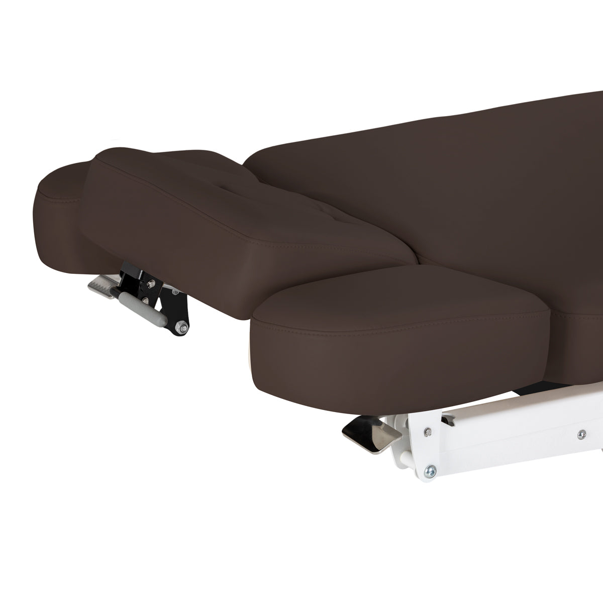 Table SPA Électrique Sillon Relax – Brun Foncé, Base Noir · Parties latérales de l’appui-tête