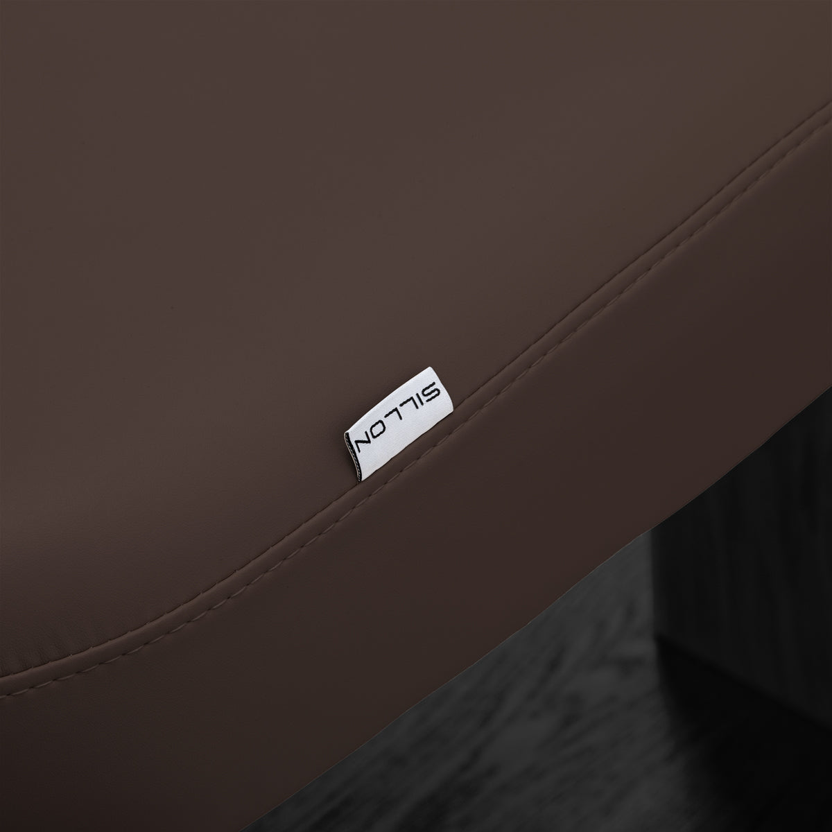 Table SPA Électrique Sillon Relax – Brun Foncé, Base Noir · Housse amovible