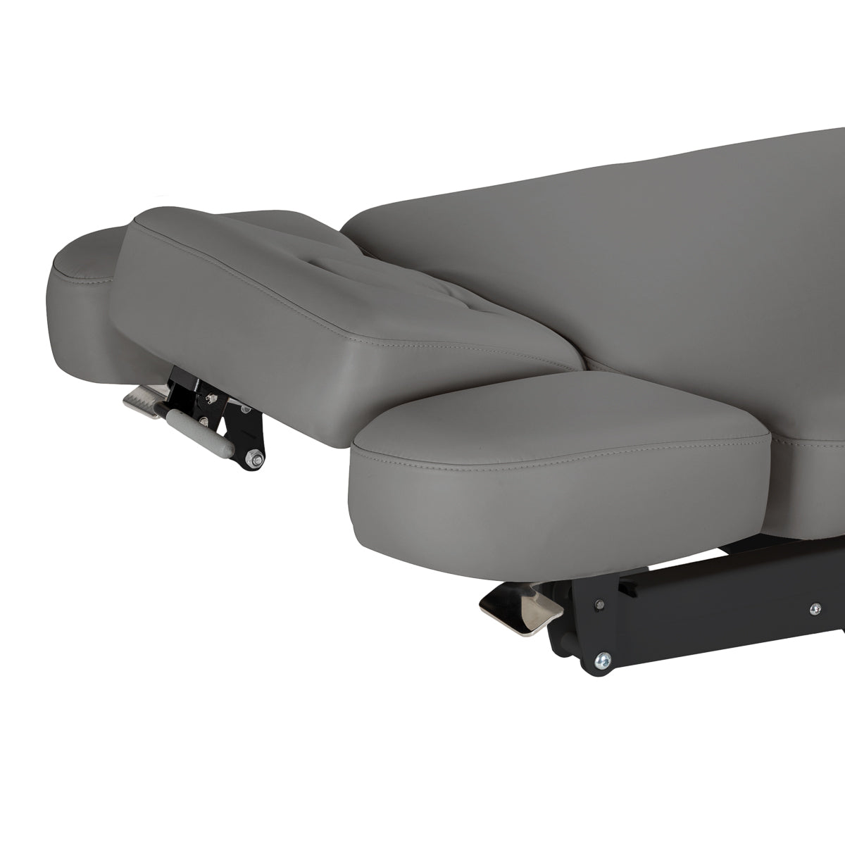 Table SPA Électrique Sillon Relax – Gris, Base Noir · Parties latérales de l’appui-tête