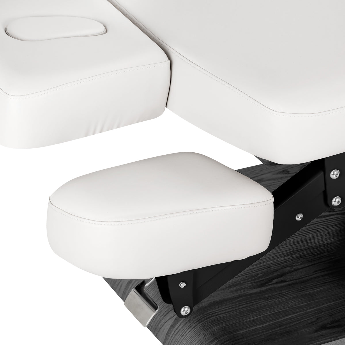 Sillon Relax · blanc / noir · support des bras et têtière