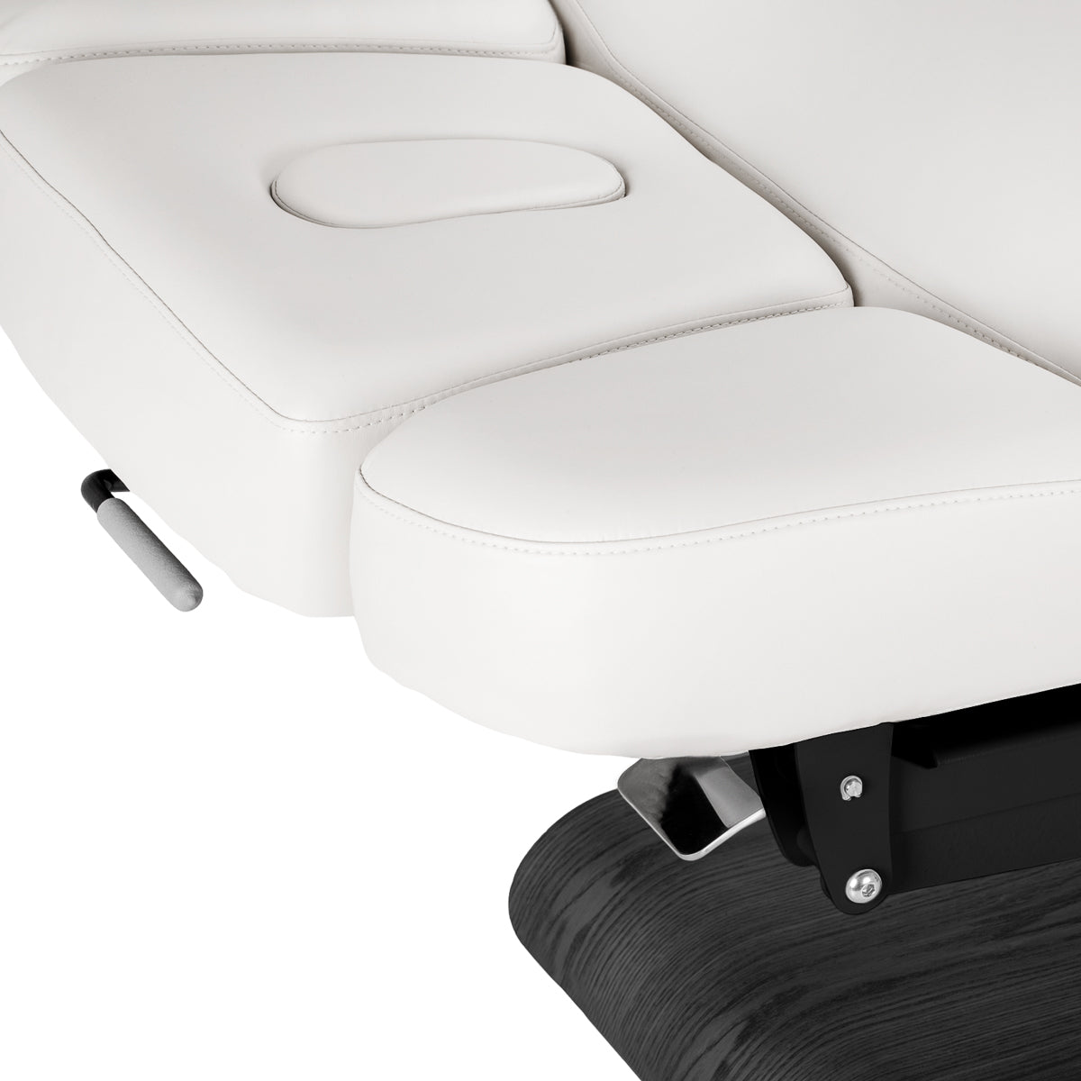 Sillon Relax · blanc / noir · têtière et ouverture pour le visage