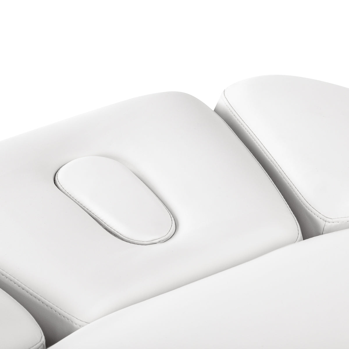 Sillon Relax · blanc / noir · têtière et ouverture pour le visage