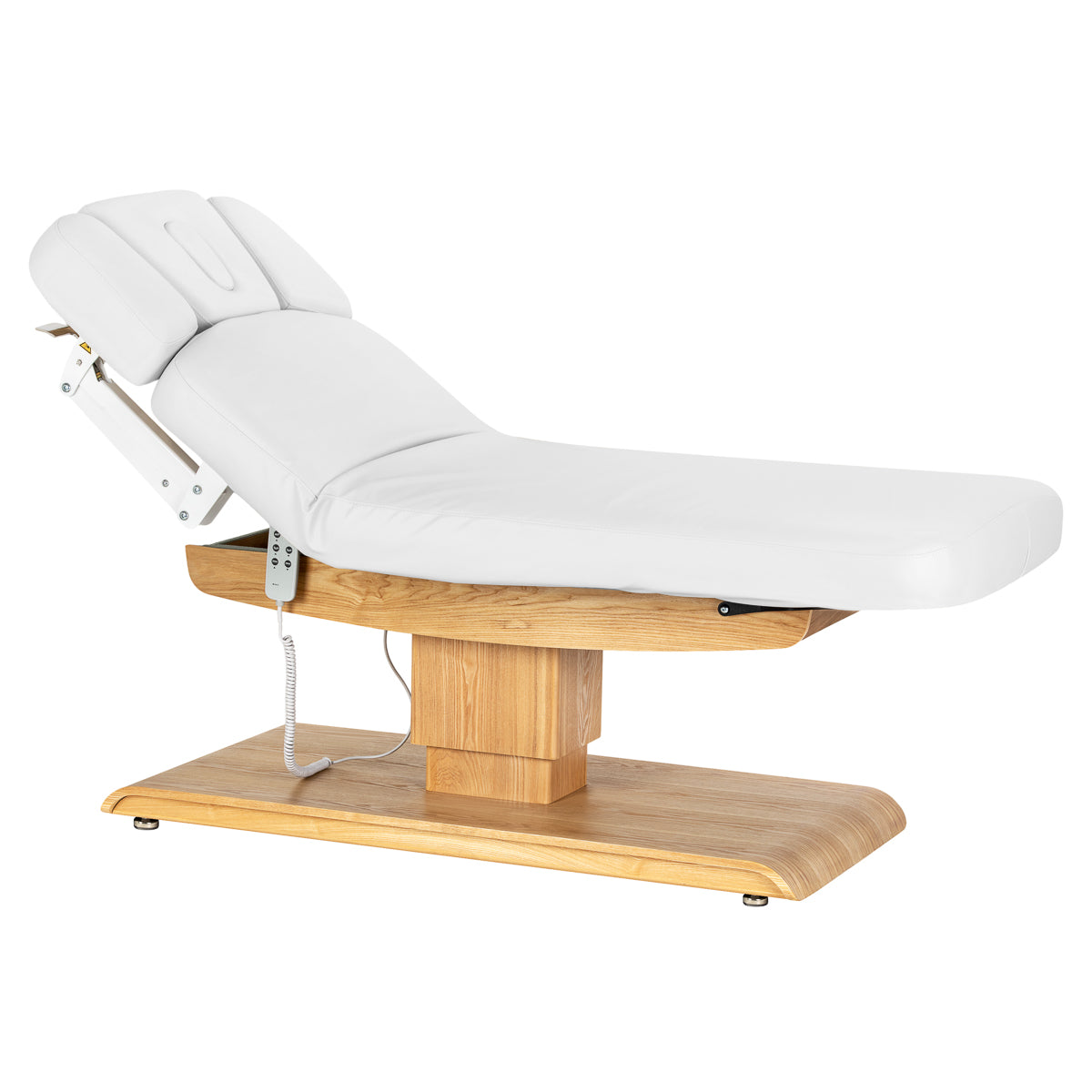 Sillon Relax · blanc / brun clair · dossier relevé