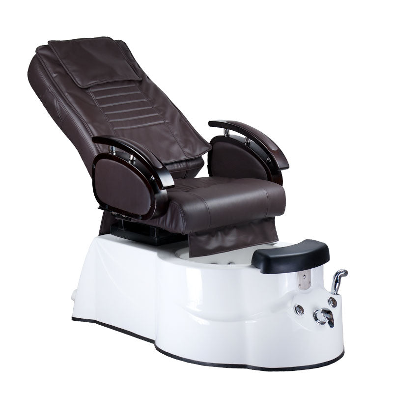Fotel do pedicure z masażem BR-3820D Brązowy - BVShop