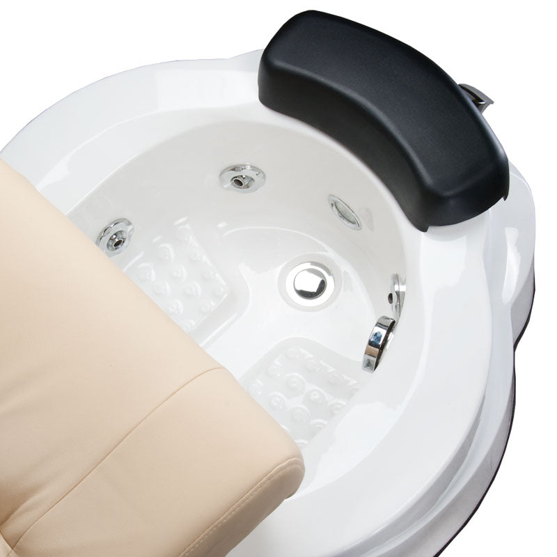 Pedicure Chair with Massage BR-3820D Cream - BVShop