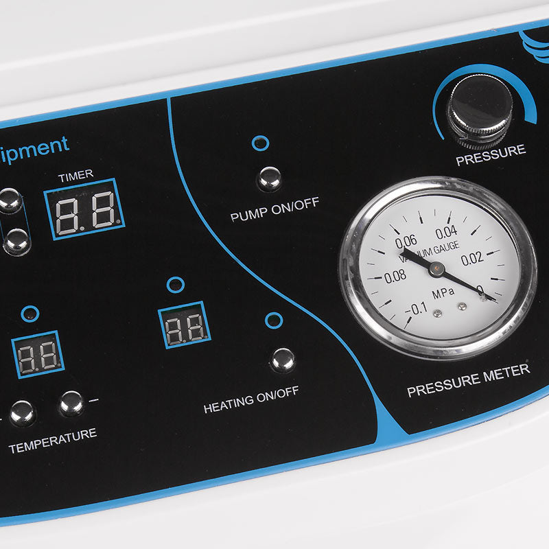 Infrared blanket and dermomassage device from Beauty System, showing a cozy heated blanket with control settings.