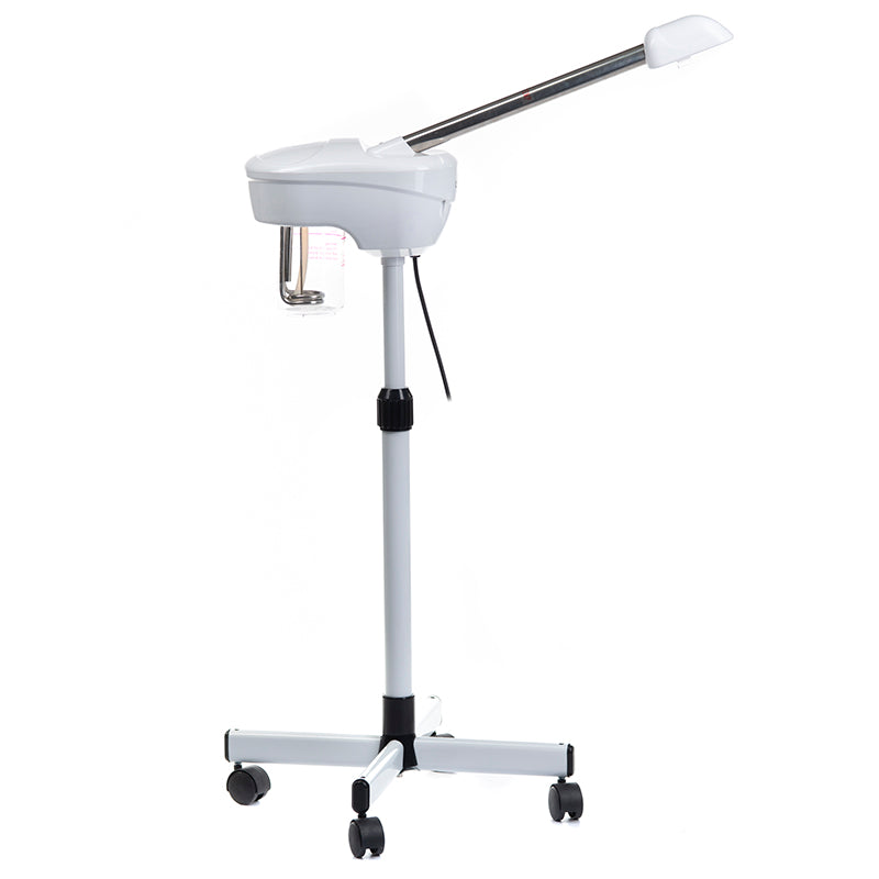 Beauty System Wapozon BR-835 facial steamer with adjustable steam nozzle and digital controls for skincare treatment.