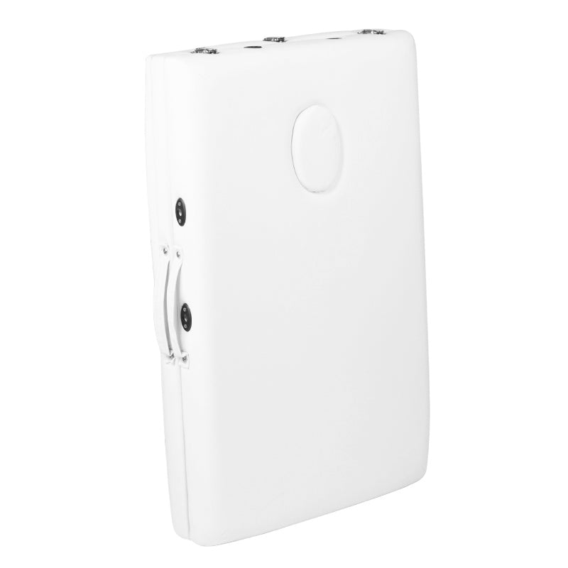 3-section aluminum comfort massage table, white - BVShop