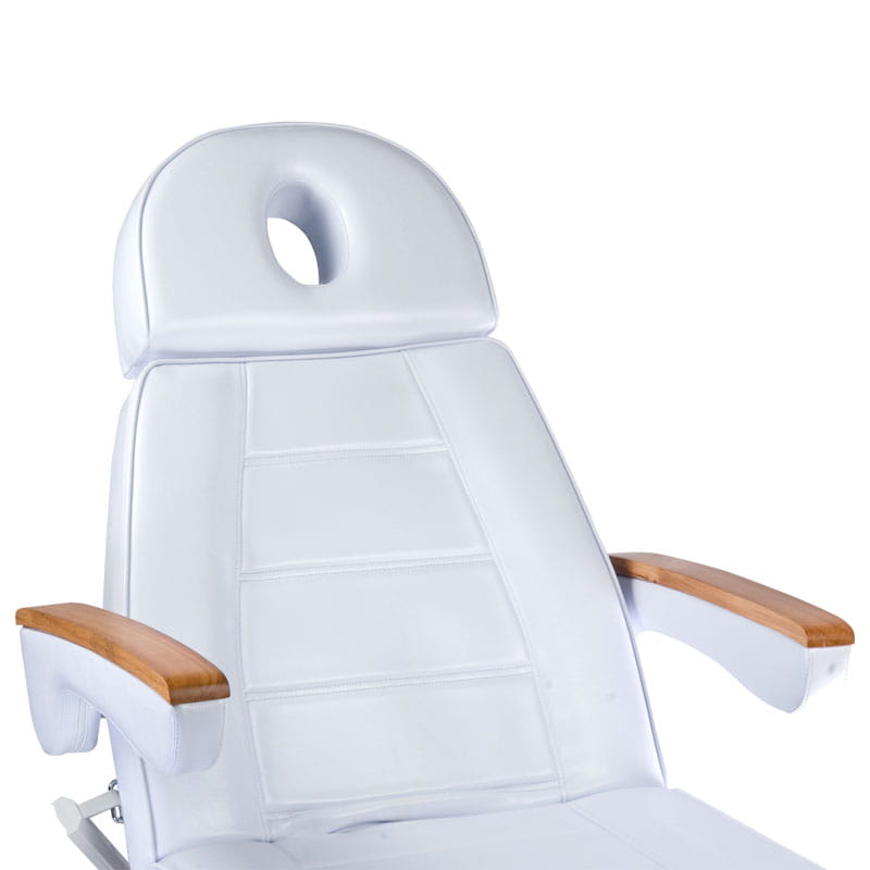 Fotel kosmetyczny elektryczny LUX BW-273B-2 White - BVShop