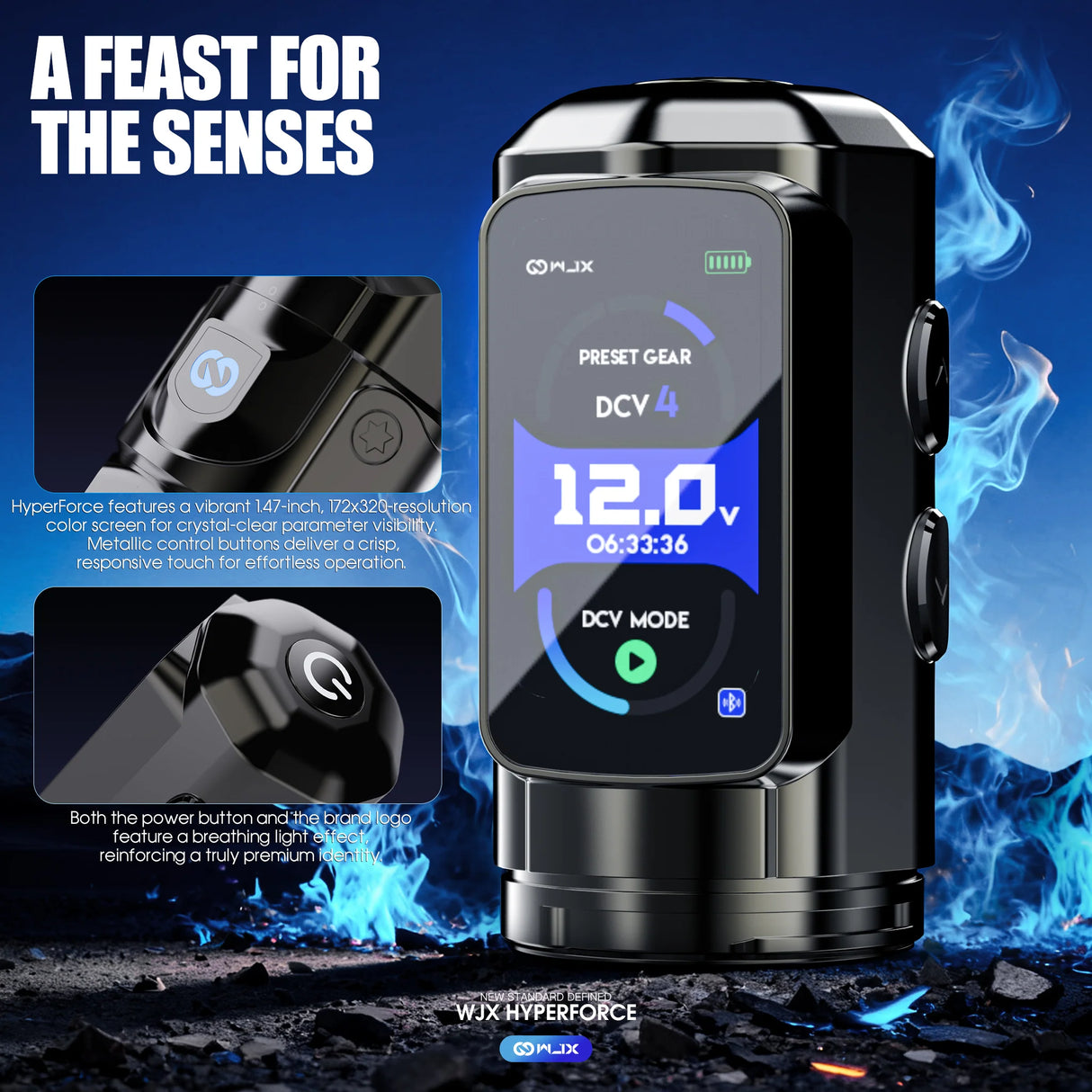 Mast WJX Hyper Force Wireless Tattoo Pen Machine with FAULHABER Brushless Motor - BVShop