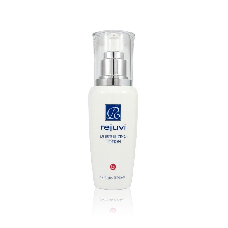 Rejuvi B Moisturizer Lotion 100ml packaging and ingredient label details
