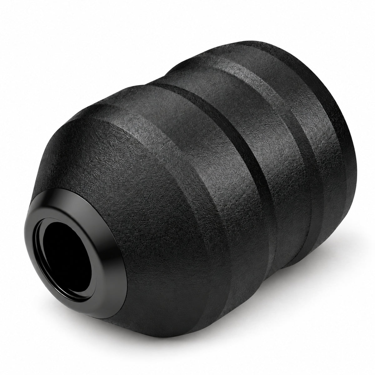 ACUS M1 Grip Plus Poignée De Tatouage Jetable Noire 40mm — une poignée sur fond blanc