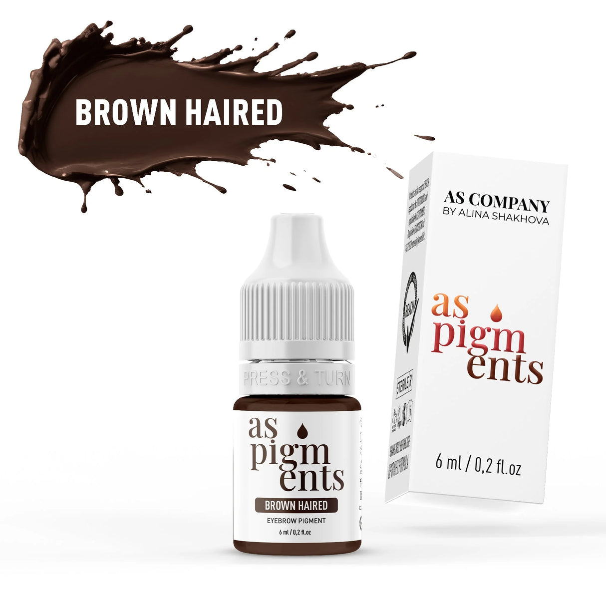 AS COMPANY Brown Haired (AS Pigments) 6/12ml - BVShop