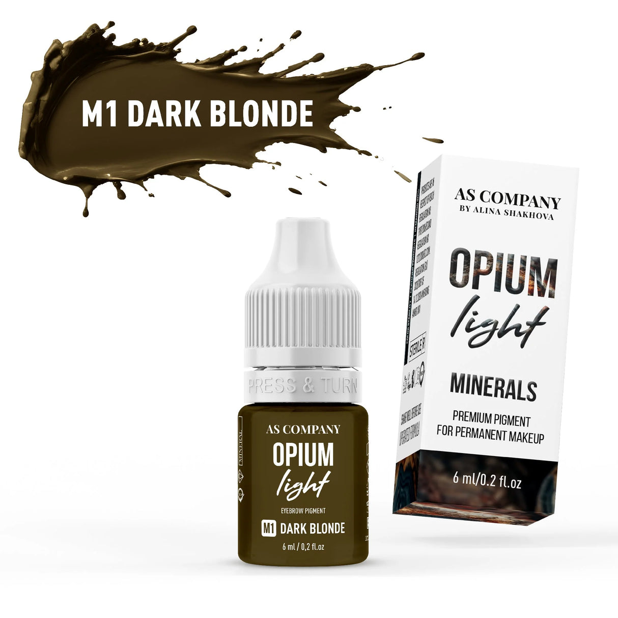 AS COMPANY M1-Dark Blonde Mineral (OPIUM LIGHT) 6/15ml - BVShop