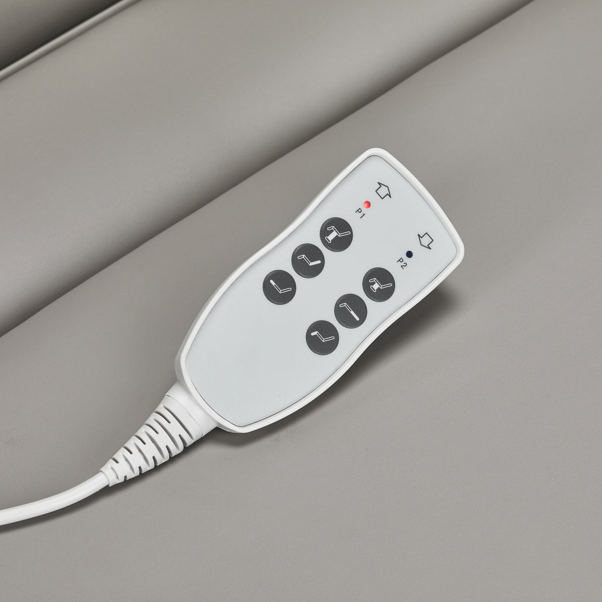 Azzurro 891 electric cosmetic chair grey - BVShop