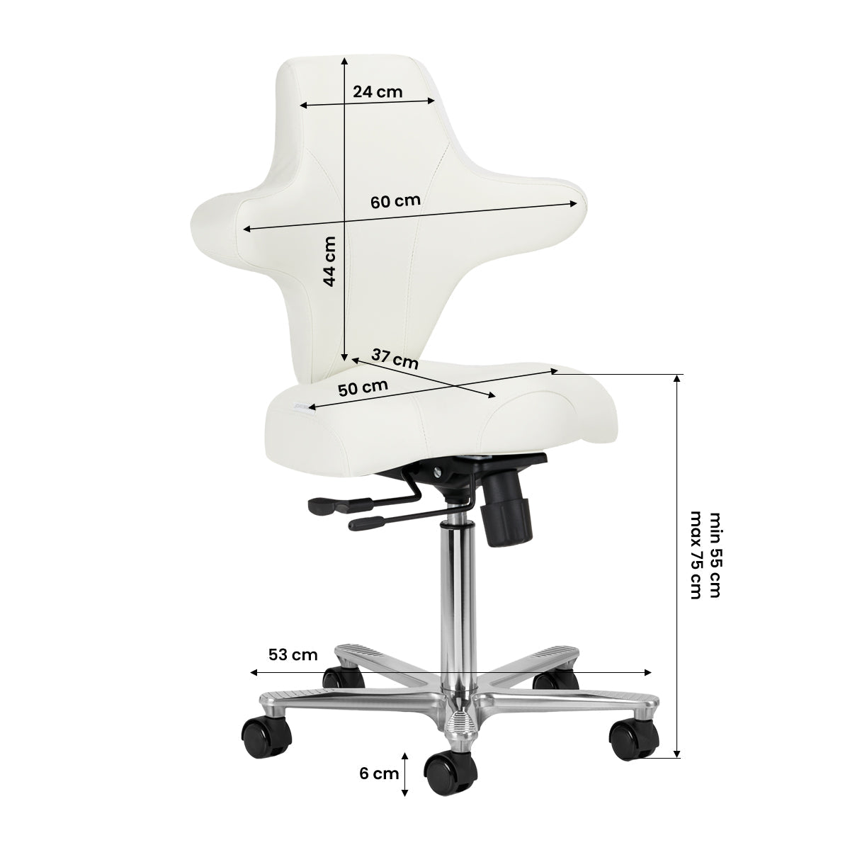 Azzurro Special 152 beauty chair white - BVShop