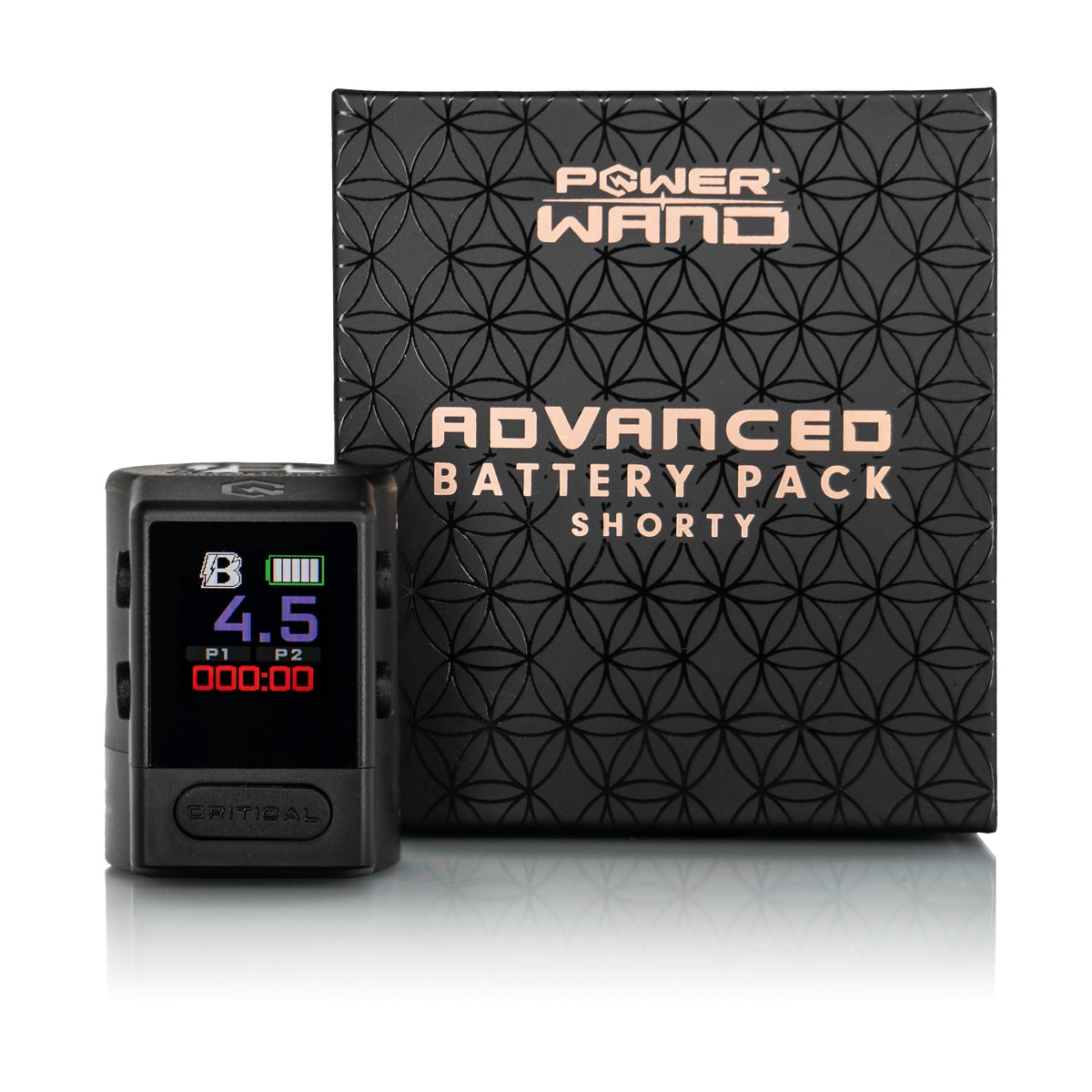 Bishop x Critical Advanced Shorty Battery Pack and Power Wand retail packaging