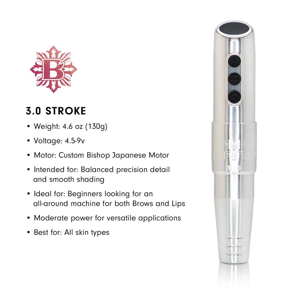 Bishop PMU Wand Silver Wireless Machine Kit - BVShop
