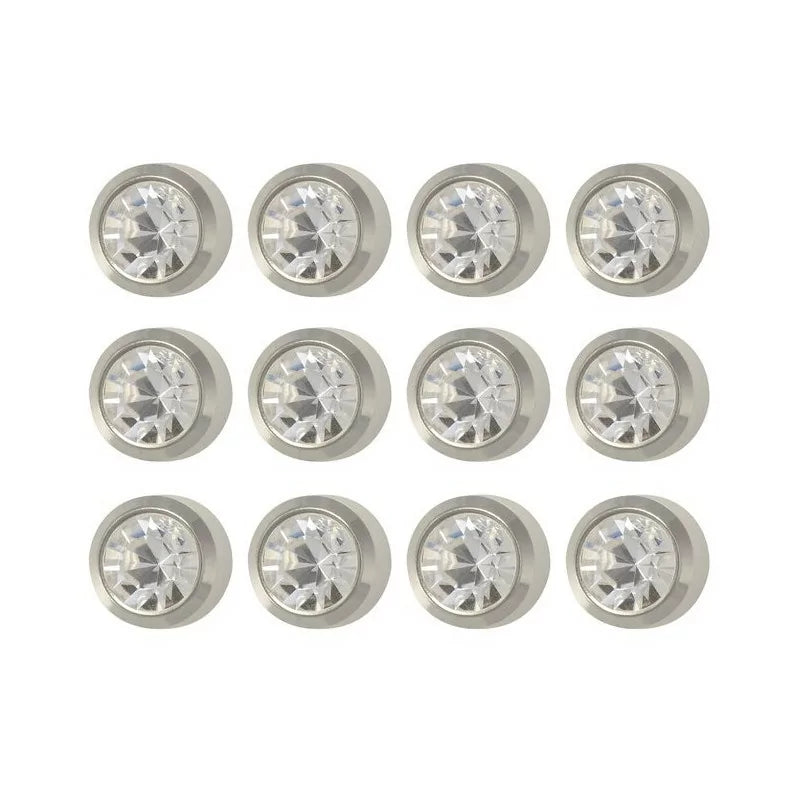 Boucles d'oreilles en titane Caflon® pierre de naissance d'avril