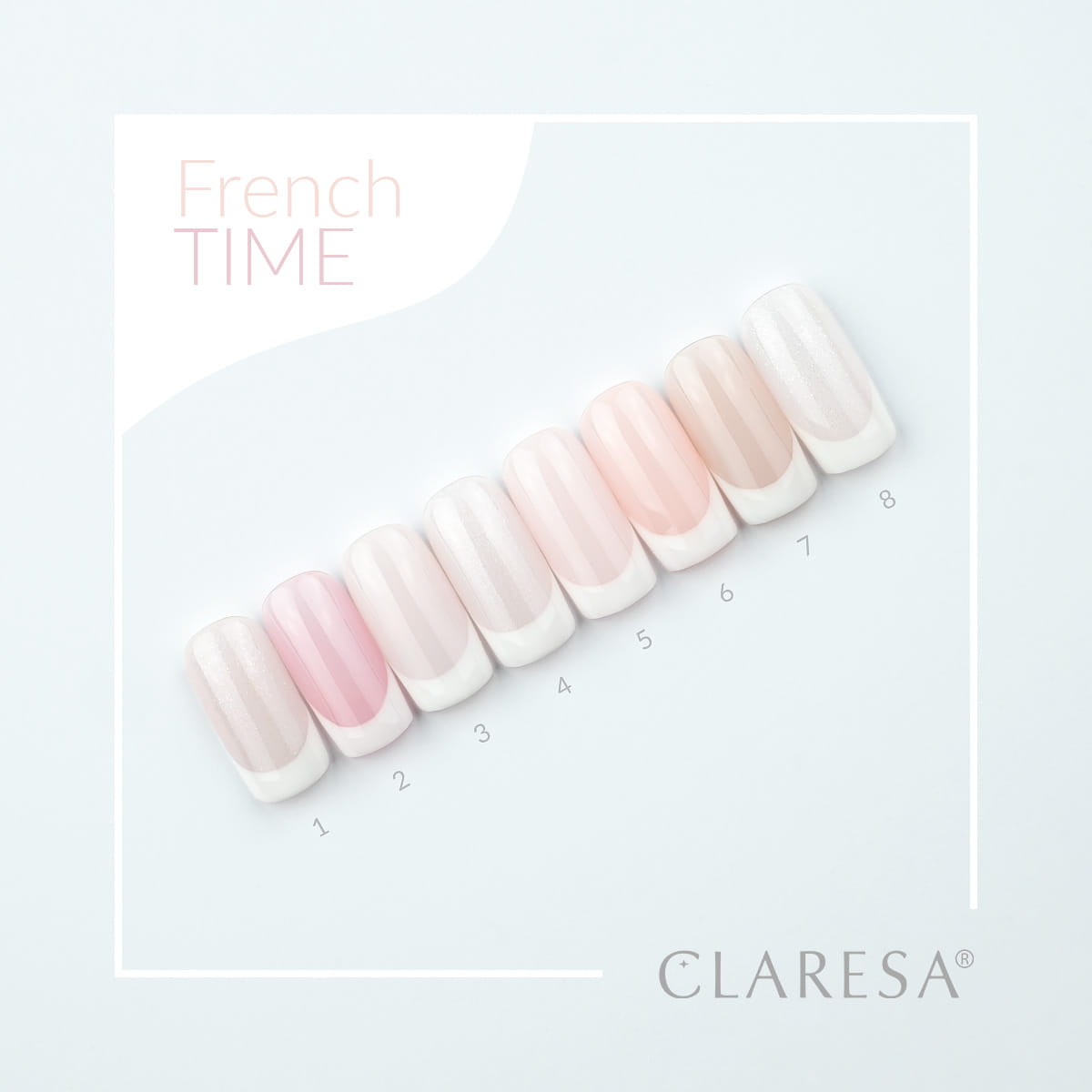 CLARESA French Time Hybrid Polish 2 -5g - BVShop