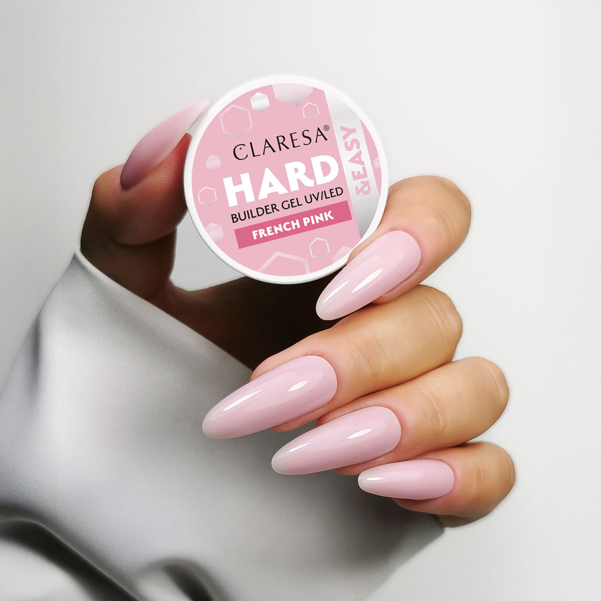 CLARESA HARD&EASY BUILDER GEL FRENCH PINK 45g - BVShop