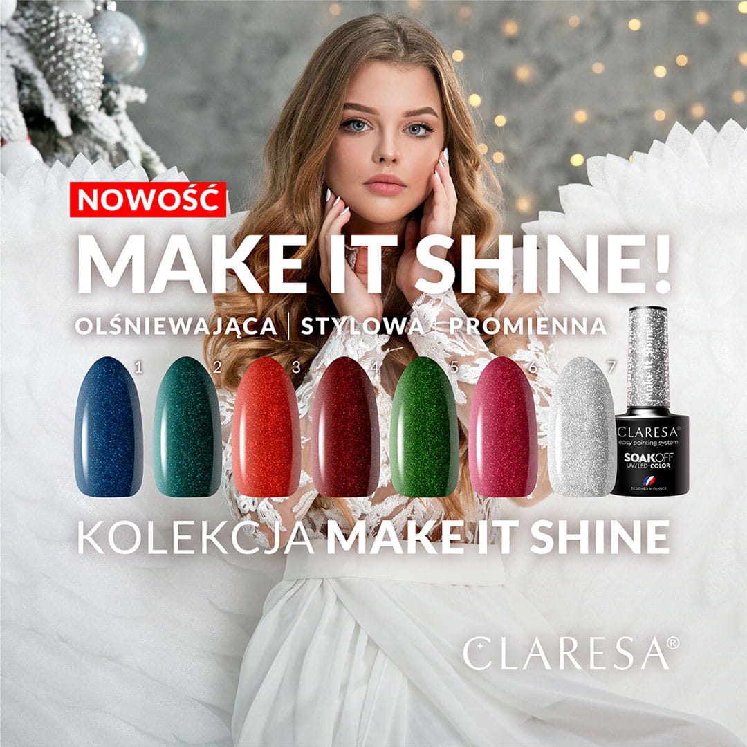 CLARESA Hybrid nail polish Make It Shine! 5 -5g - BVShop