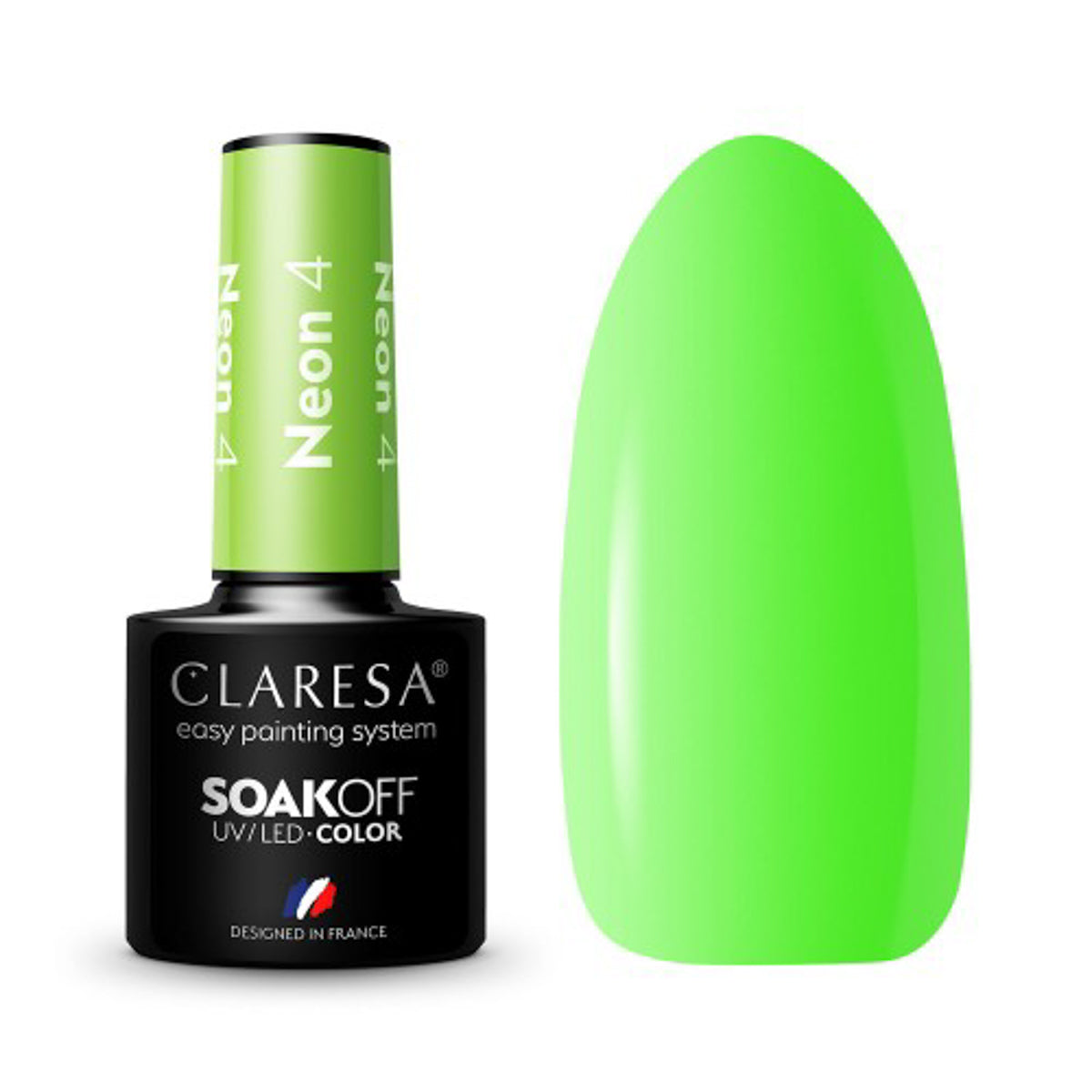 CLARESA Hybrid nail polish NEON 4 -5g - BVShop