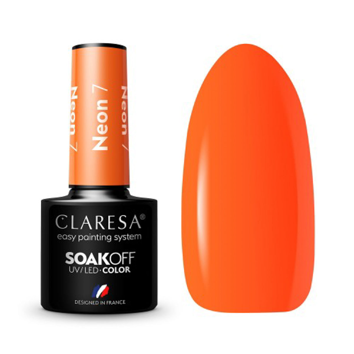 CLARESA Hybrid nail polish NEON 7 -5g - BVShop