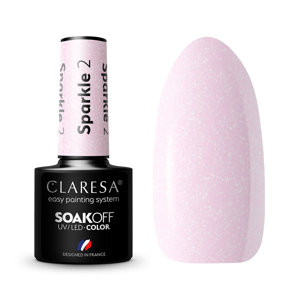 CLARESA Hybrid nail polish SPARKLE 2 -5g - BVShop