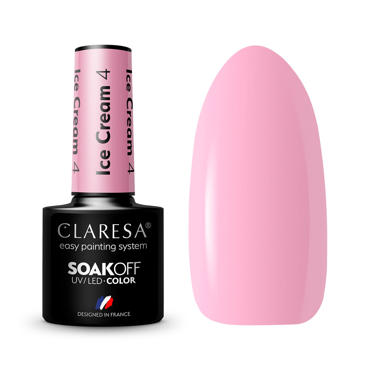 CLARESA hybrid polish Ice cream 4 -5g - BVShop
