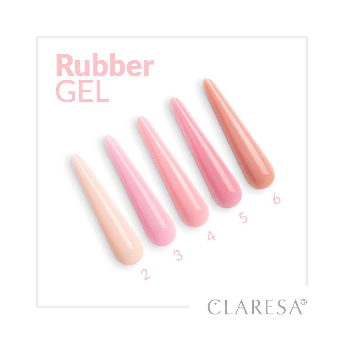 CLARESA RUBBER GEL 6 -12g - BVShop