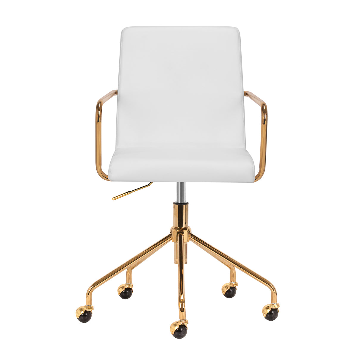 Cosmetic chair QS-OF211G gold light grey - BVShop
